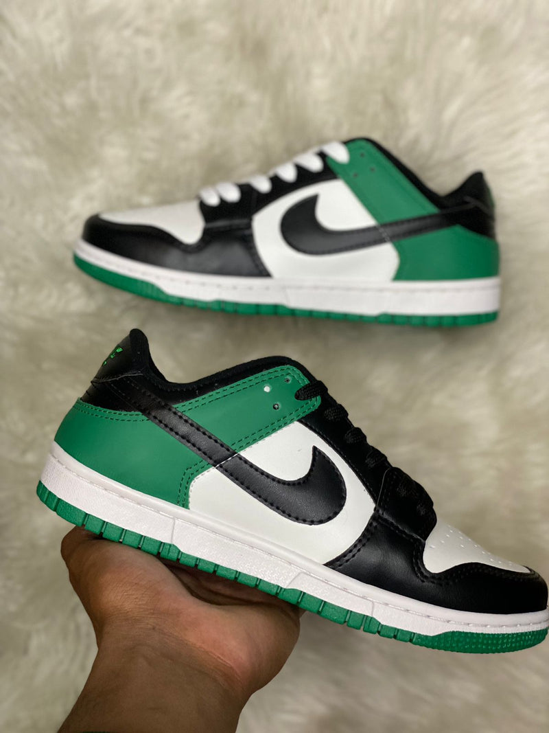 Tênis Nike Dunk Low - Branco/Verde/Preto
