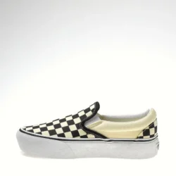 Tênis Slip-On Platform Black White Chckerboard - Image 5